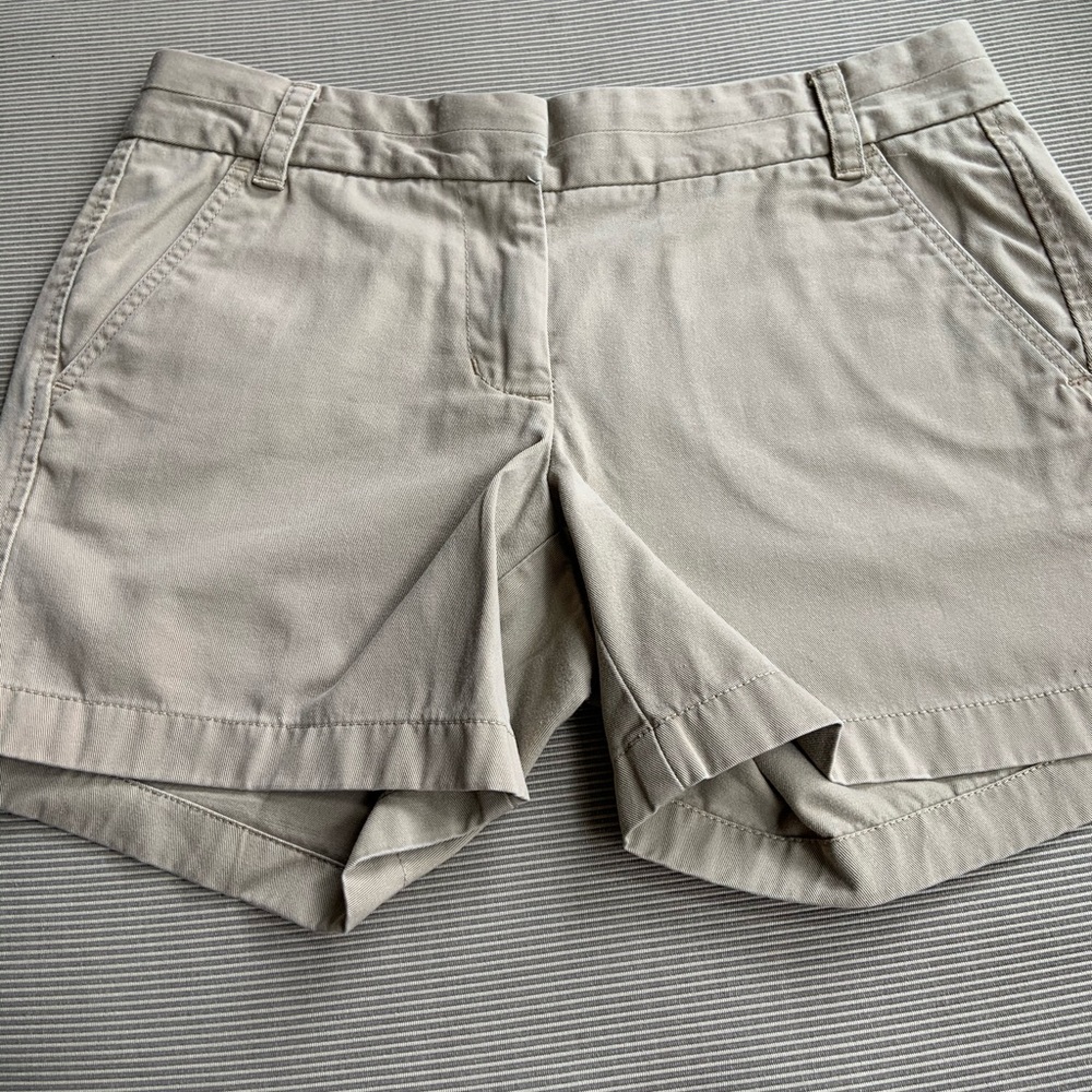JCrew Broken in Chino short in Khaki size 4.